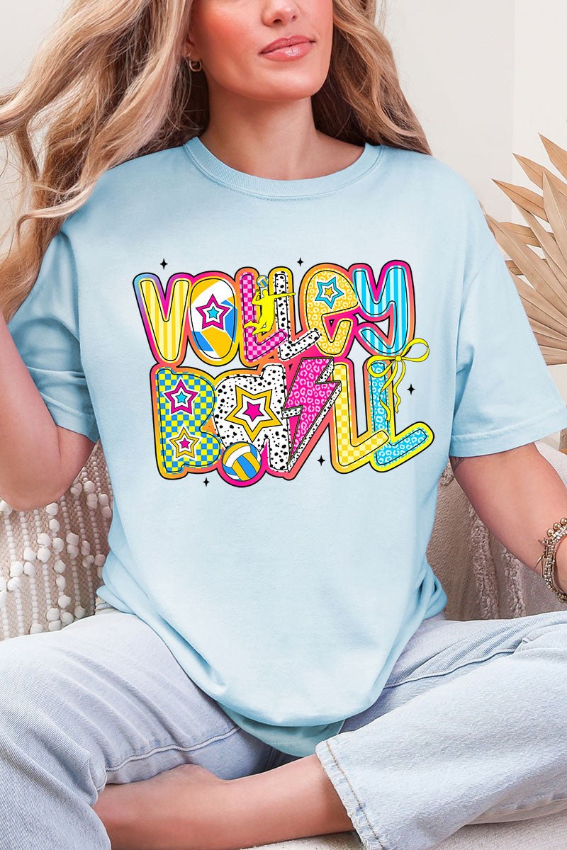 Vibrant Volleyball Comfort Colors Adult Ring - Spun Cotton Tee - Wholesale Accessory Market