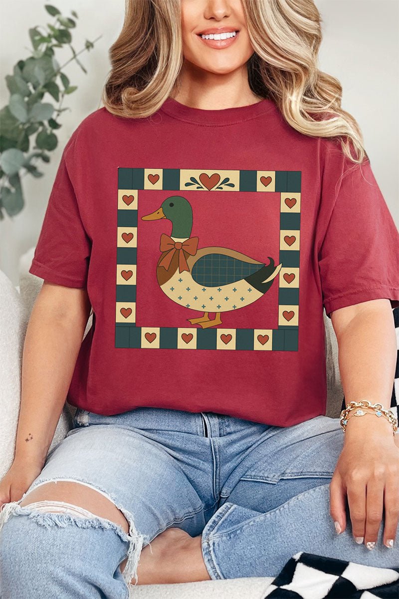 Sunday Mallard Comfort Colors Adult Ring - Spun Cotton Tee - Wholesale Accessory Market
