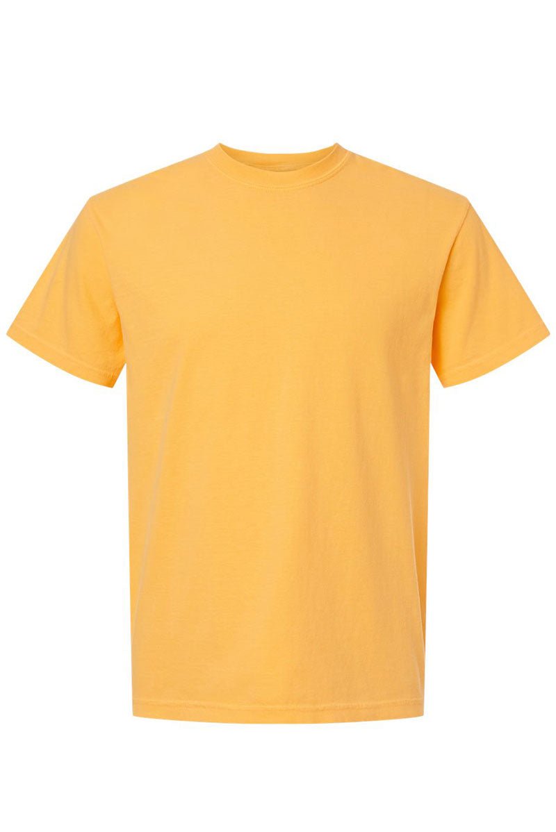 Purple & Gold Stacked Gameday Comfort Colors Adult Ring - Spun Cotton Tee - Wholesale Accessory Market