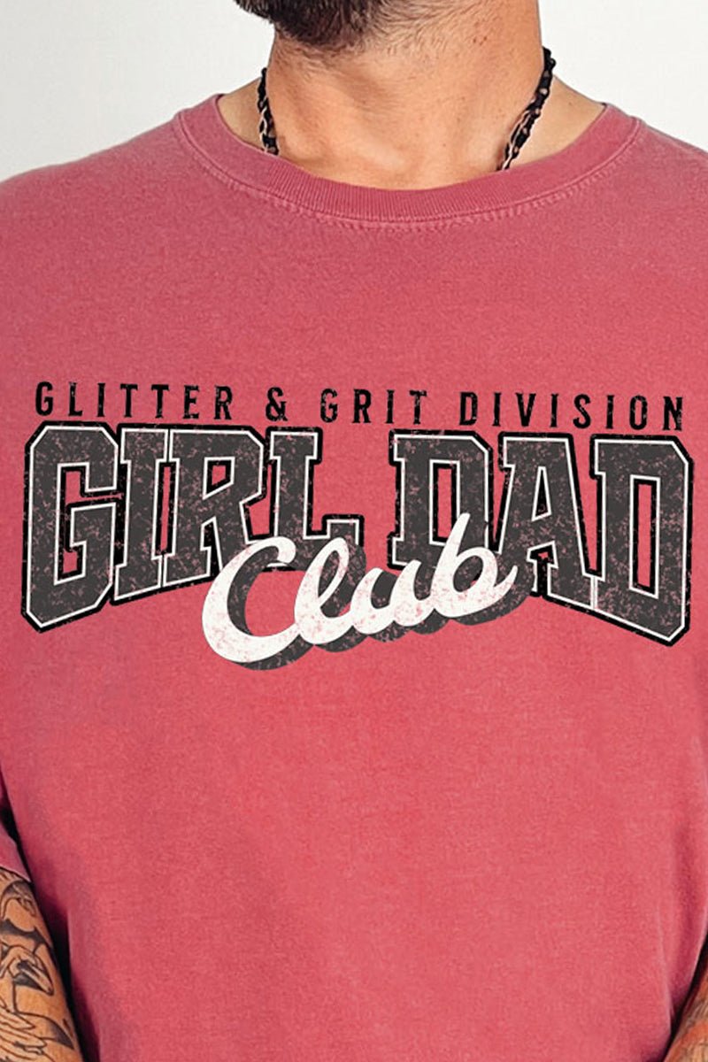 Glitter & Grit Girl Dad Comfort Colors Adult Ring - Spun Cotton Tee - Wholesale Accessory Market