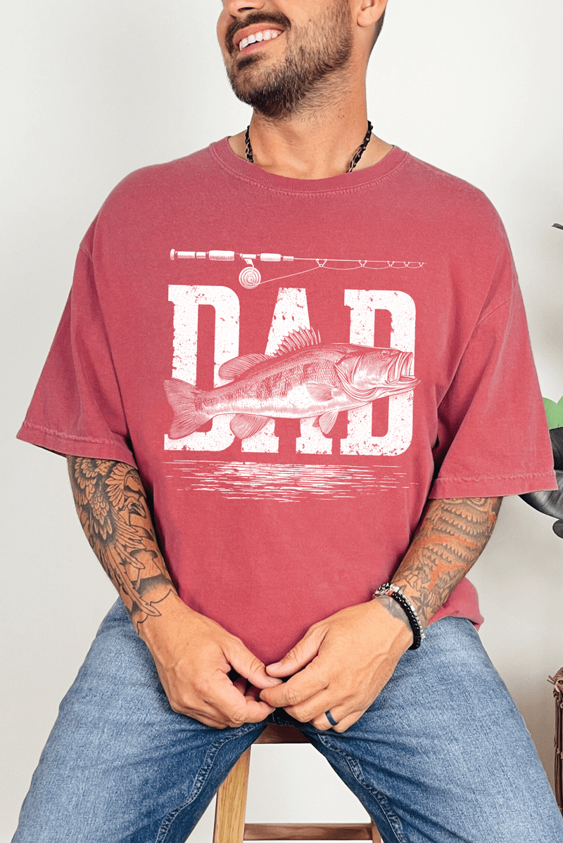 Reel Great Dad Comfort Colors Adult Ring - Spun Cotton Tee - Wholesale Accessory Market