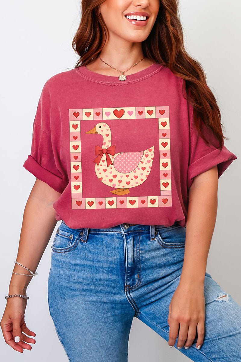 Sweetheart Goose Comfort Colors Adult Ring - Spun Cotton Tee - Wholesale Accessory Market
