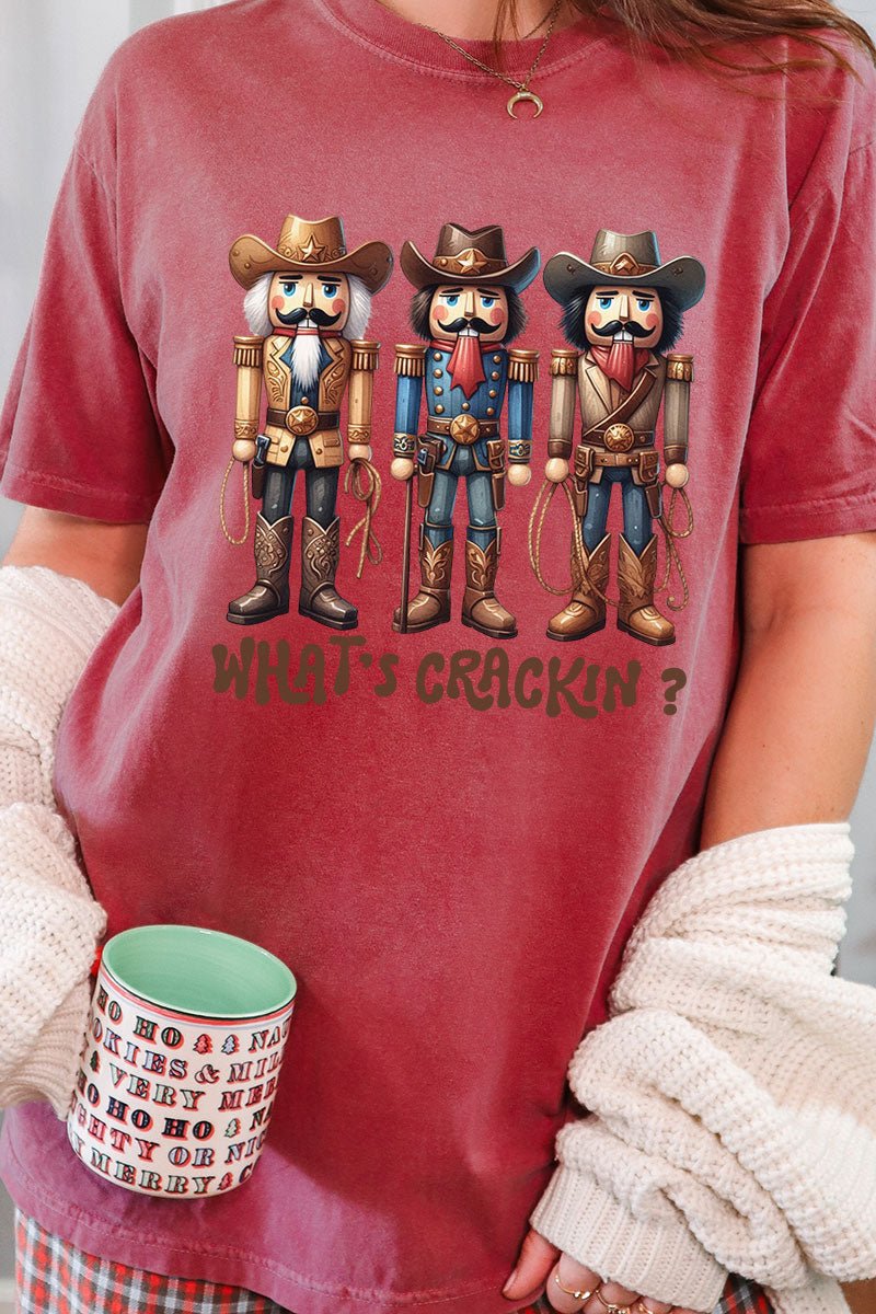 Western Nutcracker What's Crackin' Comfort Colors Adult Ring - Spun Cotton Tee - Wholesale Accessory Market