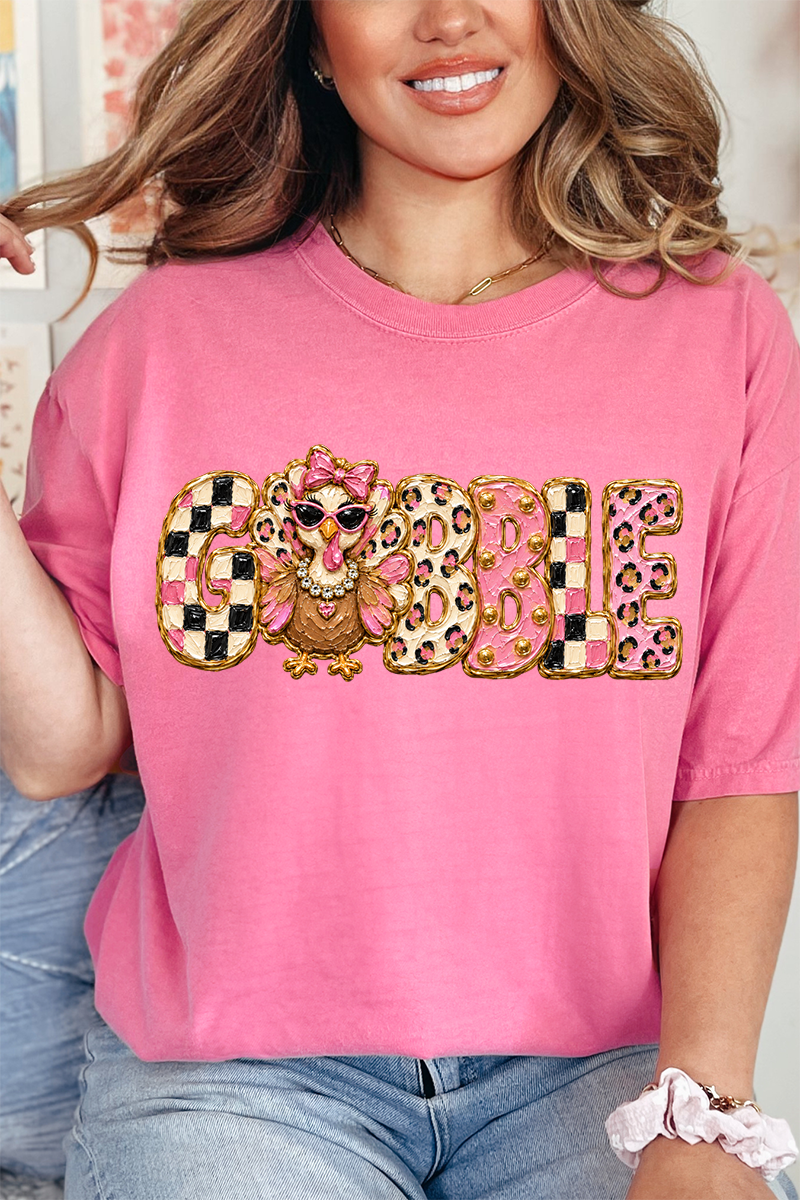 Gobble & Glam Comfort Colors Adult Ring-Spun Cotton Tee - Wholesale Accessory Market