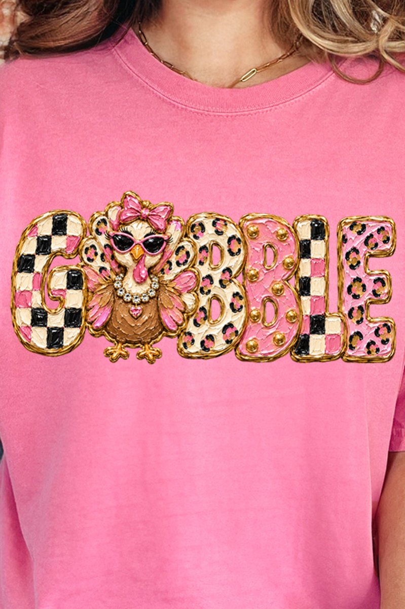 Gobble & Glam Comfort Colors Adult Ring-Spun Cotton Tee - Wholesale Accessory Market