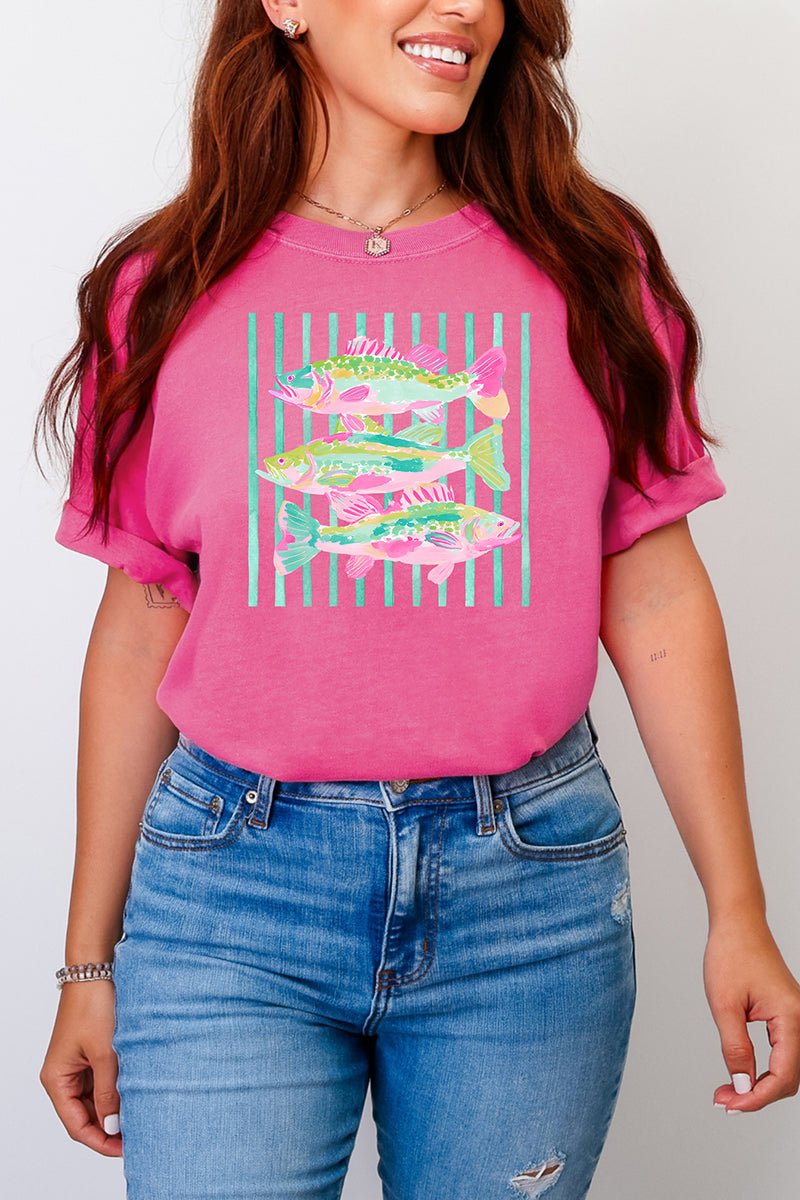 Reel Bright Comfort Colors Adult Ring - Spun Cotton Tee - Wholesale Accessory Market