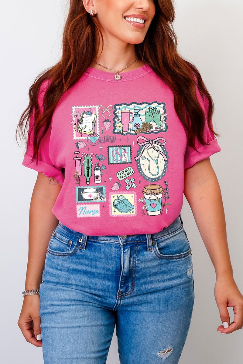 Scrubs Club Comfort Colors Adult Ring - Spun Cotton Tee - Wholesale Accessory Market