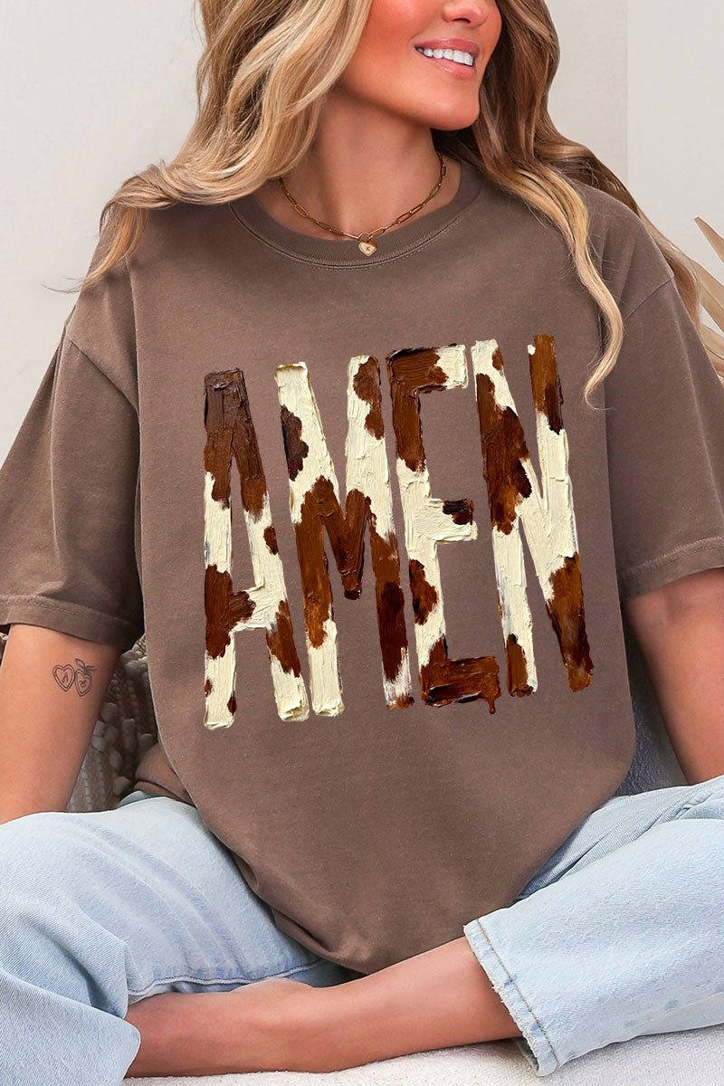 Painted Cow Amen Comfort Colors Adult Ring-Spun Cotton Tee - Wholesale Accessory Market
