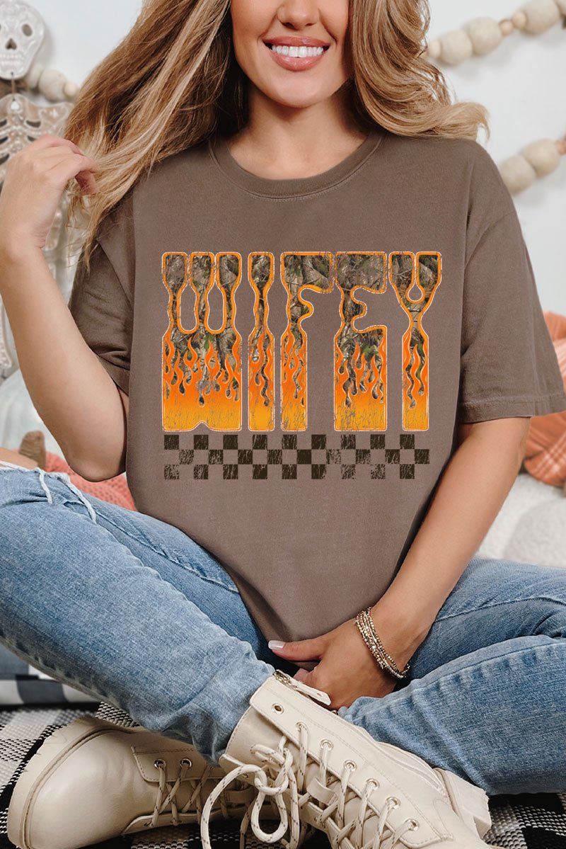Wildfire Wifey Comfort Colors Adult Ring - Spun Cotton Tee - Wholesale Accessory Market