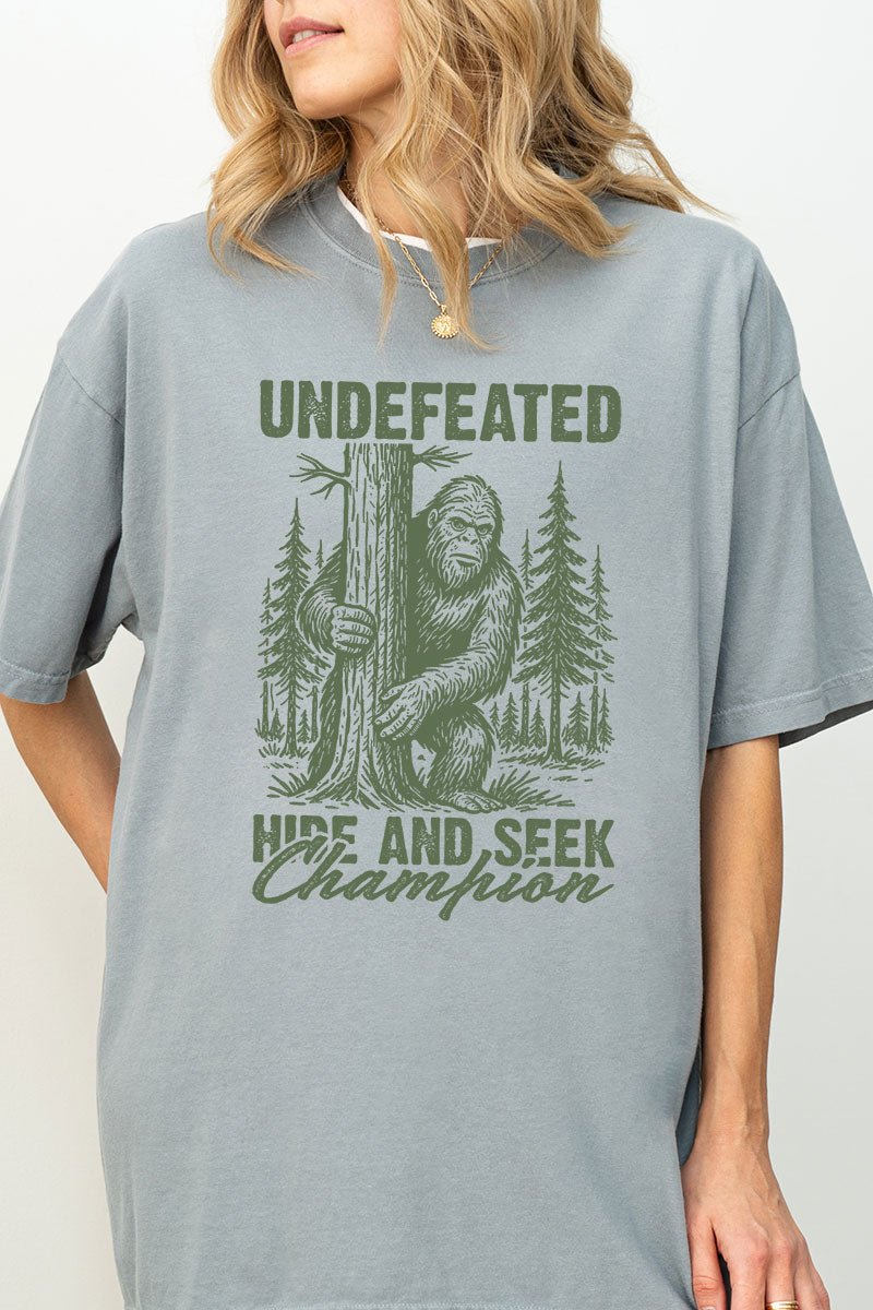 Undefeated Hide And Seek Champion Comfort Colors Adult Ring - Spun Cotton Tee - Wholesale Accessory Market