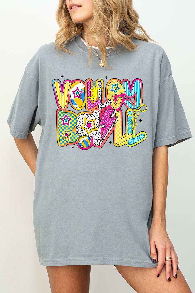 Vibrant Volleyball Comfort Colors Adult Ring - Spun Cotton Tee - Wholesale Accessory Market