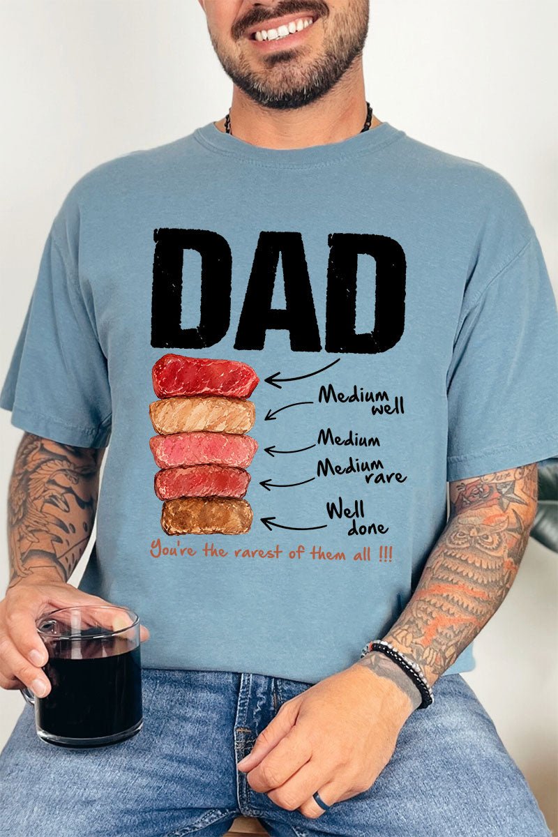 Dad Rarest Of All Comfort Colors Adult Ring - Spun Cotton Tee - Wholesale Accessory Market