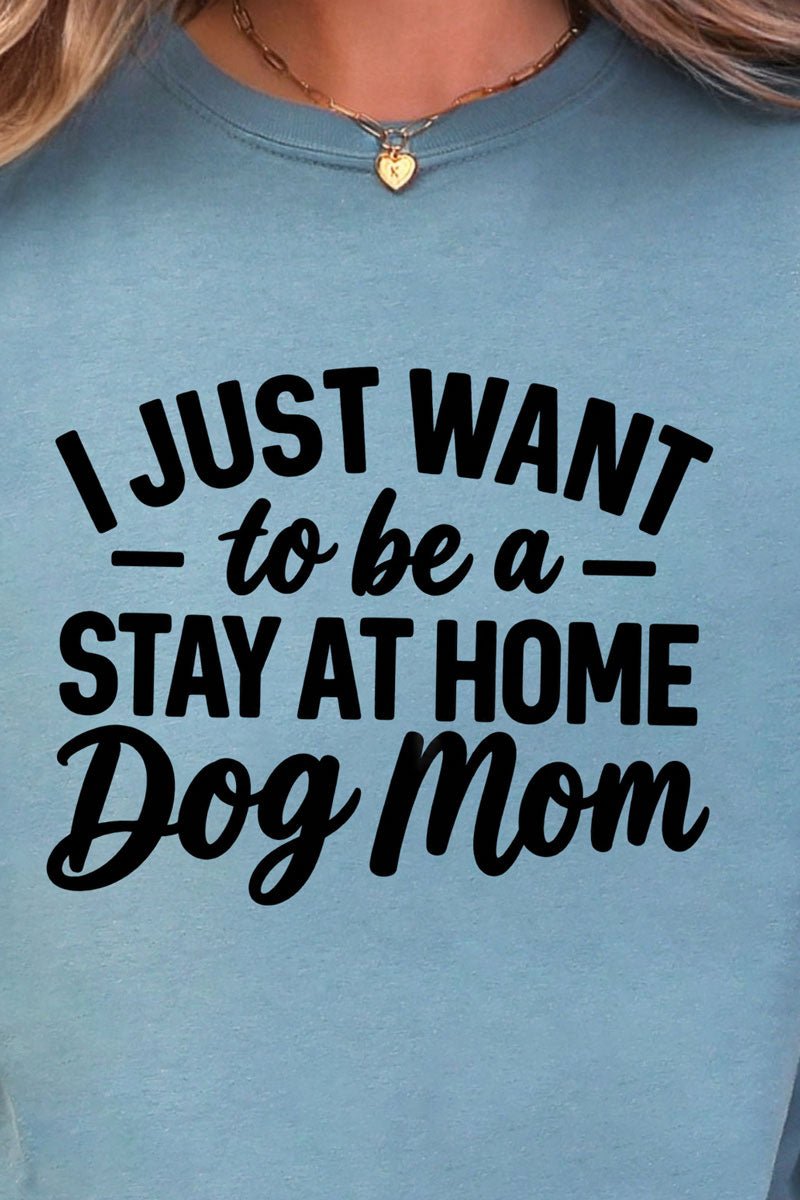 Stay At Home Dog Mom Comfort Colors Adult Ring-Spun Cotton Tee - Wholesale Accessory Market