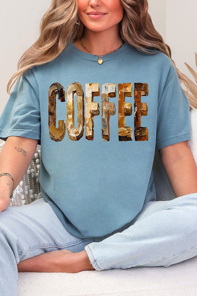 The Painted Coffee Comfort Colors Adult Ring - Spun Cotton Tee - Wholesale Accessory Market