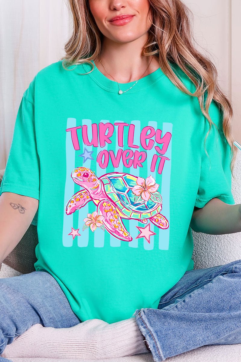 Turtley Over It Comfort Colors Adult Ring - Spun Cotton Tee - Wholesale Accessory Market