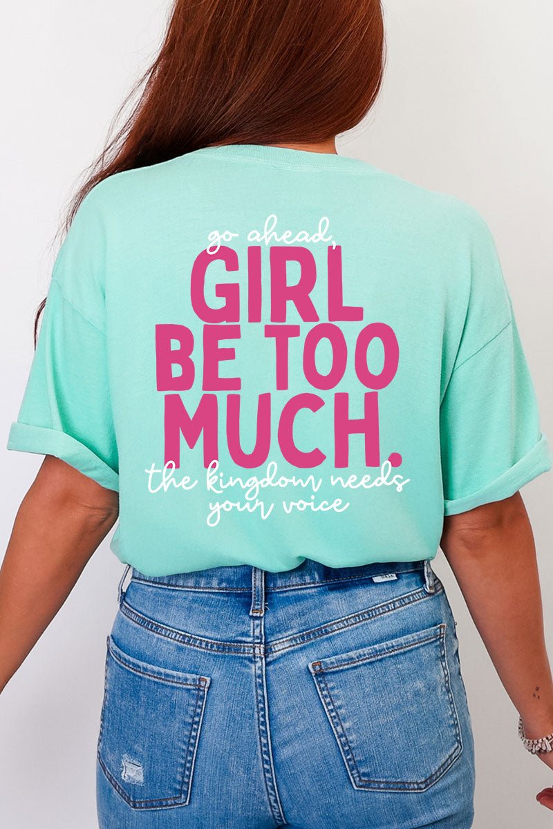 Esther Go Ahead Girl Full Front & Back Design Comfort Colors Adult Ring-Spun Cotton Tee - Wholesale Accessory Market