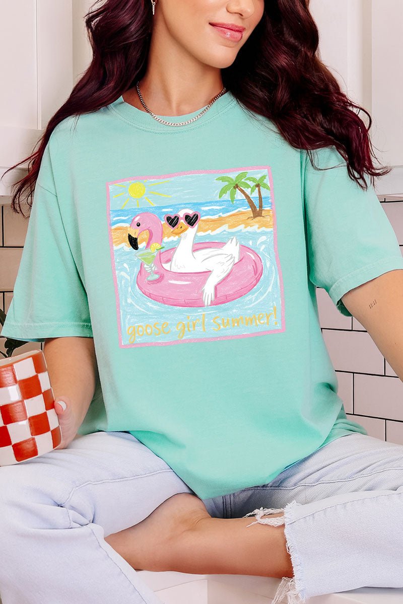 Goose Girl Summer Comfort Colors Adult Ring-Spun Cotton Tee - Wholesale Accessory Market