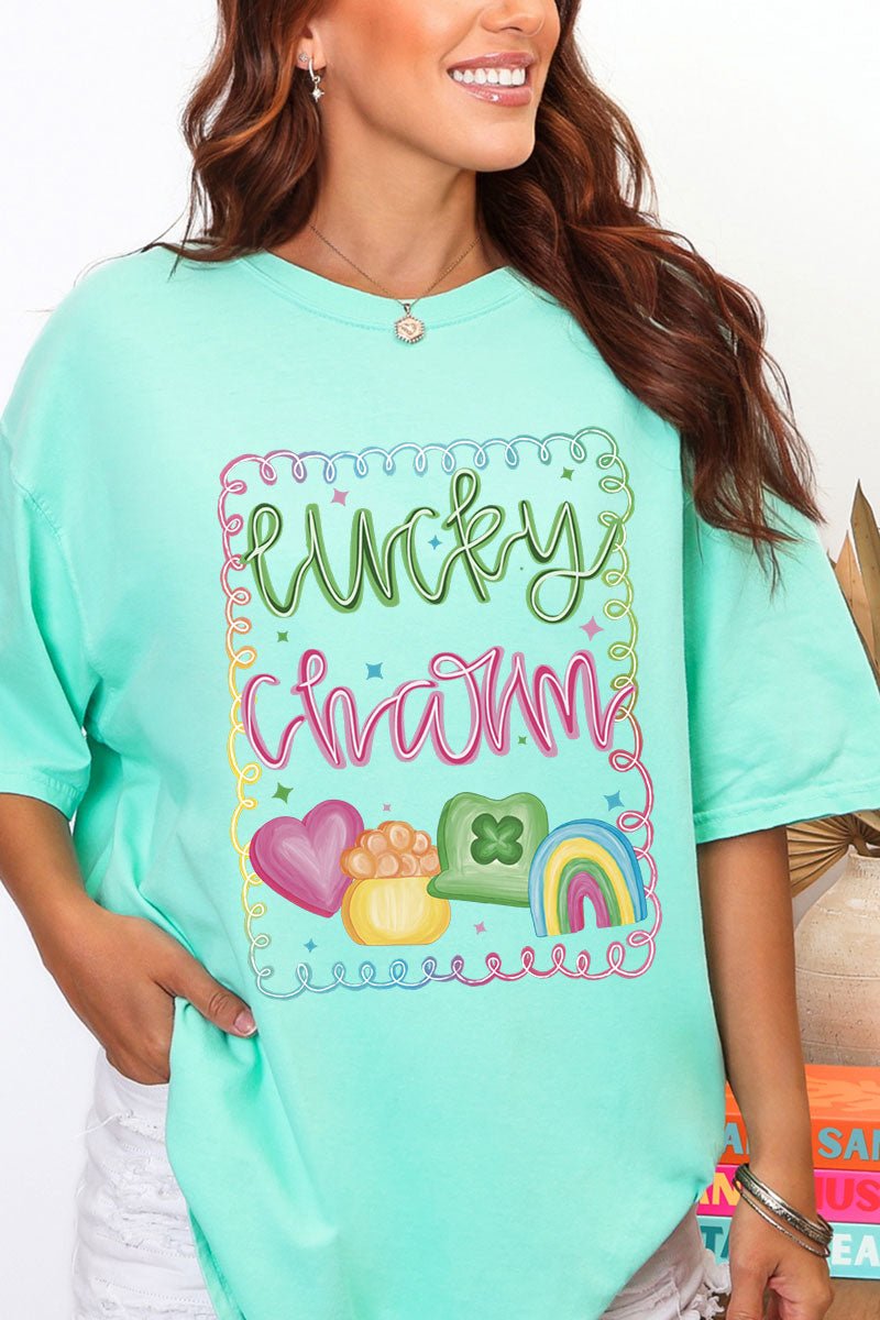Lucky And Cute Comfort Colors Adult Ring - Spun Cotton Tee - Wholesale Accessory Market