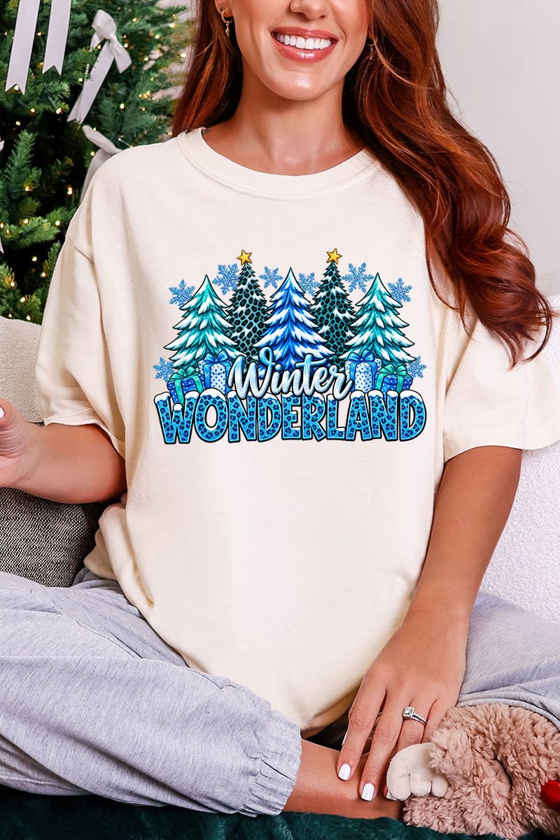 Blue Winter Wonderland Comfort Colors Adult Ring-Spun Cotton Tee - Wholesale Accessory Market
