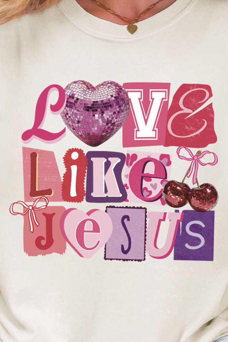 Bold Love Like Jesus Comfort Colors Adult Ring - Spun Cotton Tee - Wholesale Accessory Market