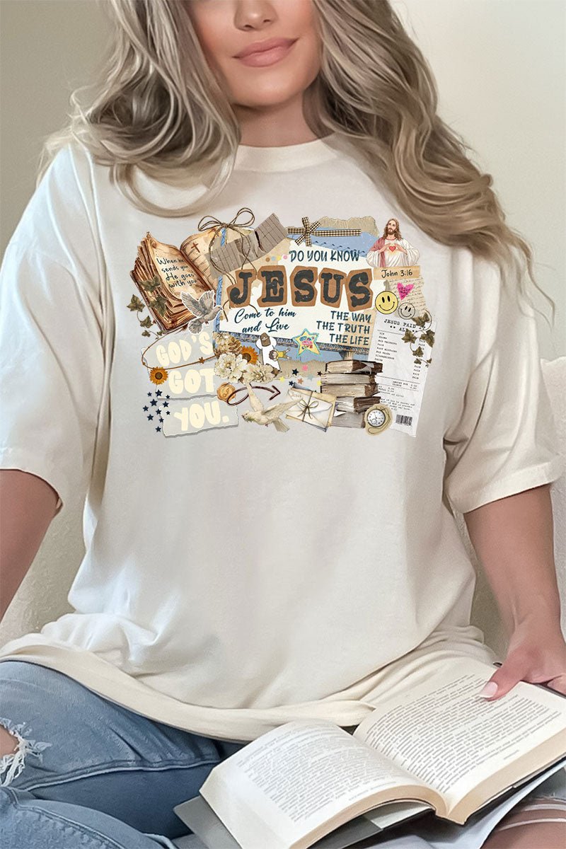 Do You Know Jesus Comfort Colors Adult Ring - Spun Cotton Tee - Wholesale Accessory Market