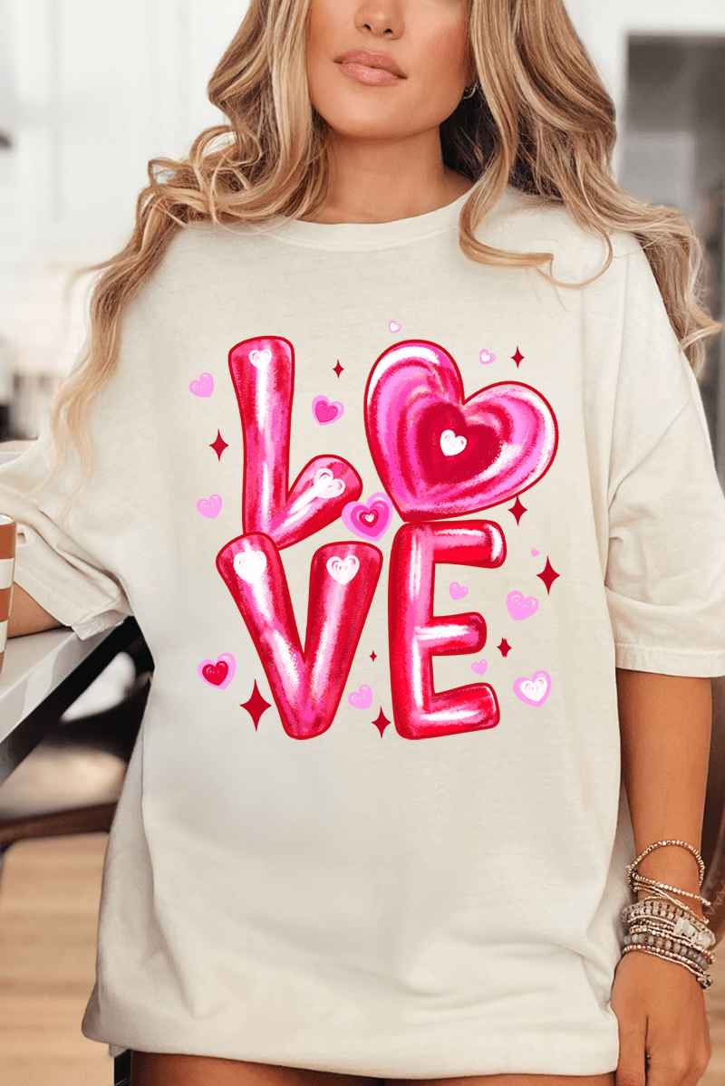 Love In The Air Comfort Colors Adult Ring - Spun Cotton Tee - Wholesale Accessory Market