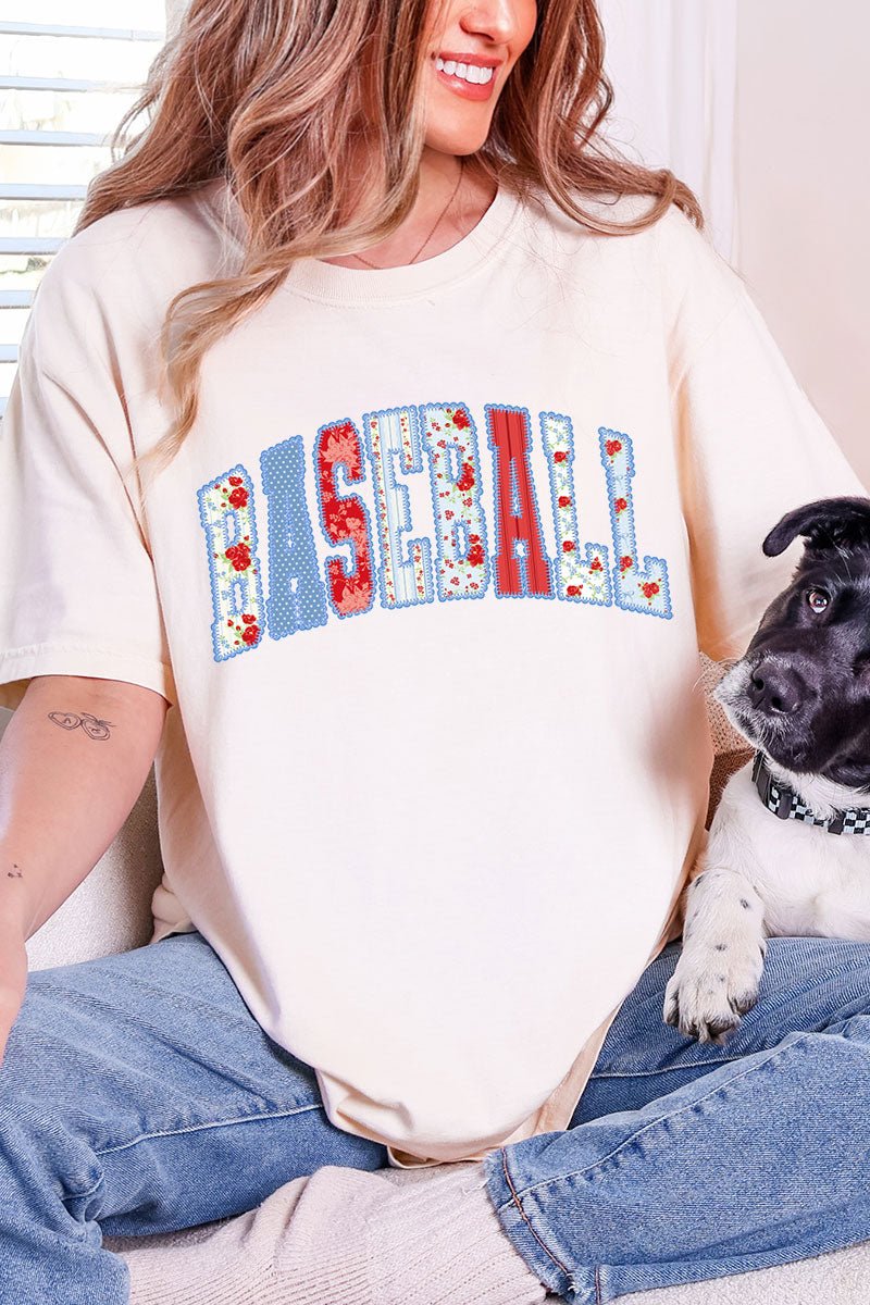 Stitched In Tradition Baseball Comfort Colors Adult Ring - Spun Cotton Tee - Wholesale Accessory Market