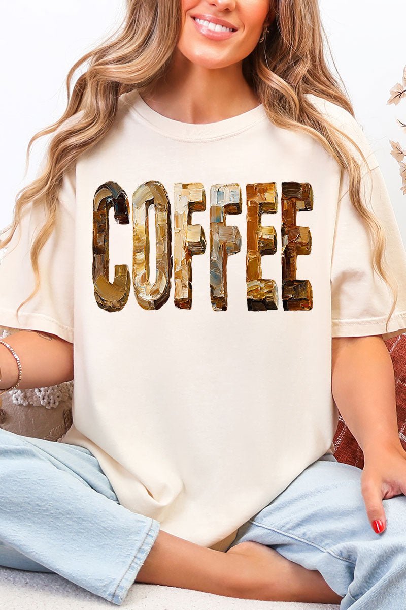 The Painted Coffee Comfort Colors Adult Ring - Spun Cotton Tee - Wholesale Accessory Market