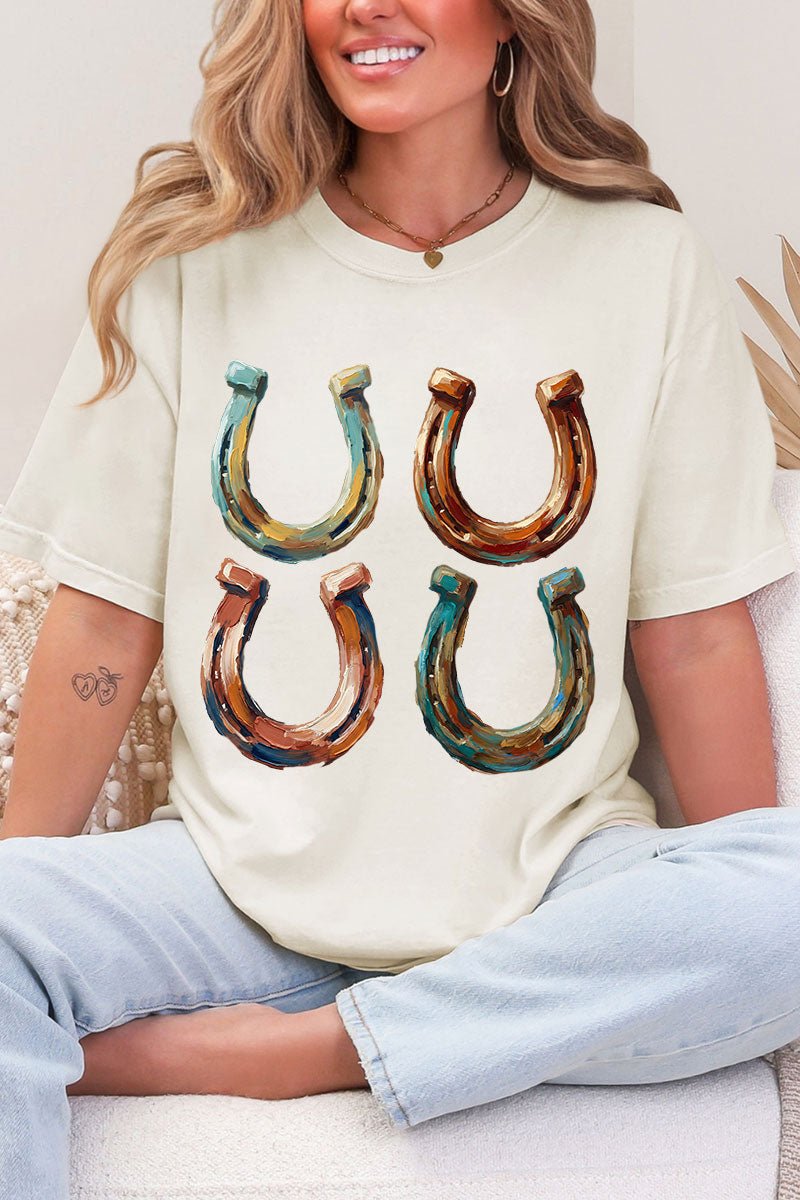 The Painted Horseshoes Comfort Colors Adult Ring - Spun Cotton Tee - Wholesale Accessory Market