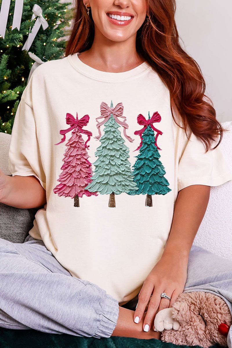 The Painted Trio Trees Comfort Colors Adult Ring - Spun Cotton Tee - Wholesale Accessory Market