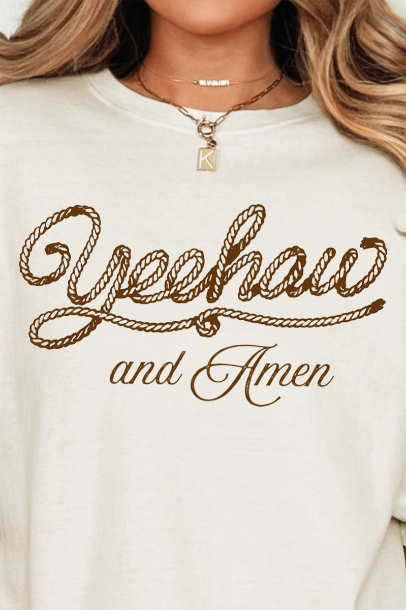 Yeehaw & Amen Comfort Colors Adult Ring - Spun Cotton Tee - Wholesale Accessory Market