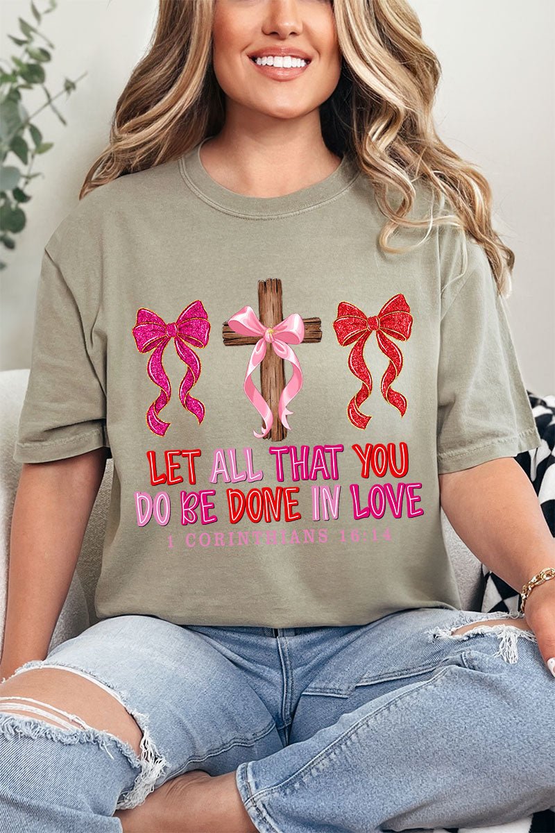 Be Done In Love Comfort Colors Adult Ring - Spun Cotton Tee - Wholesale Accessory Market