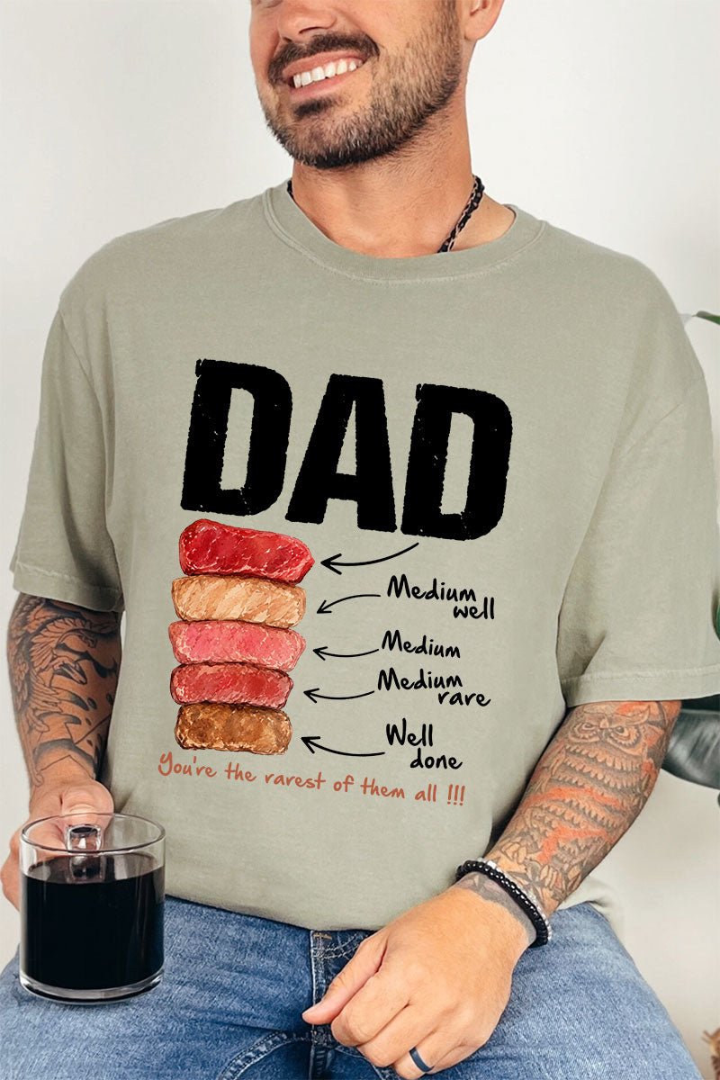 Dad Rarest Of All Comfort Colors Adult Ring - Spun Cotton Tee - Wholesale Accessory Market
