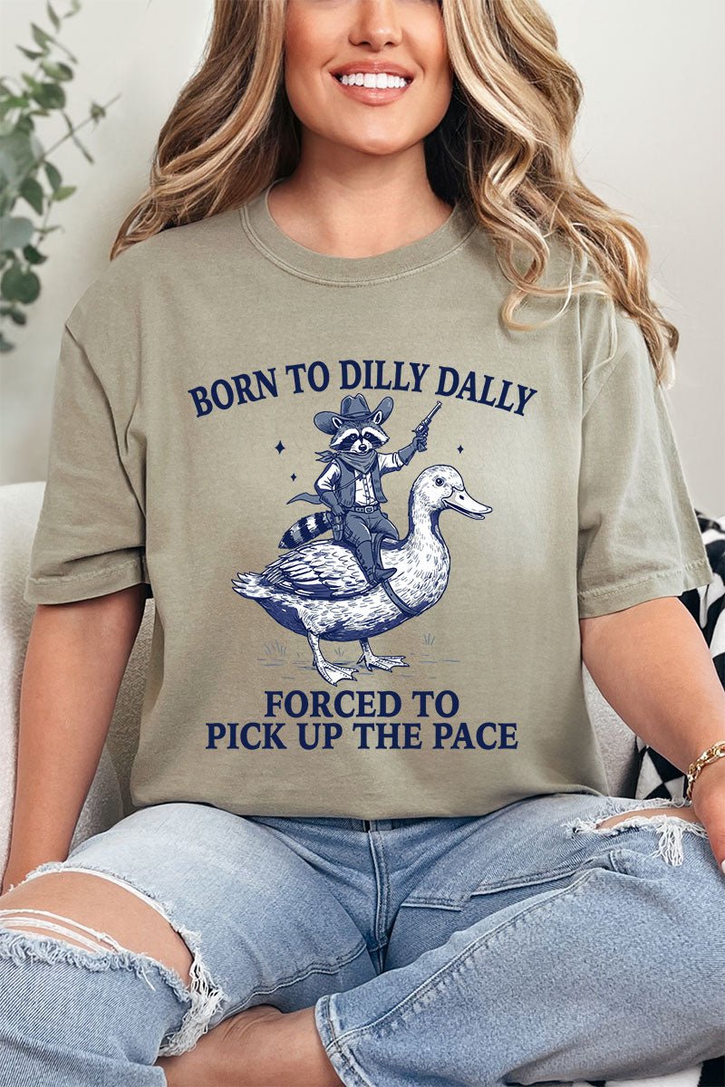 Forced To Pick Up the Pace Comfort Colors Adult Ring - Spun Cotton Tee - Wholesale Accessory Market