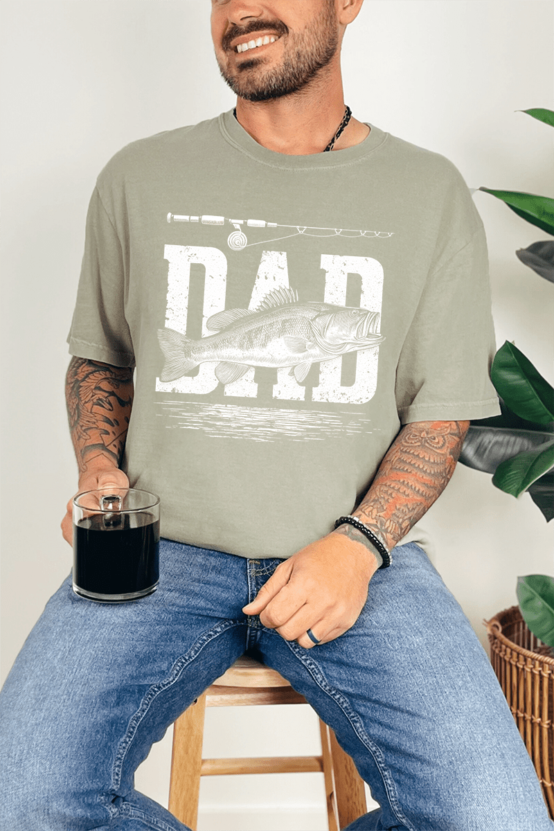 Reel Great Dad Comfort Colors Adult Ring - Spun Cotton Tee - Wholesale Accessory Market