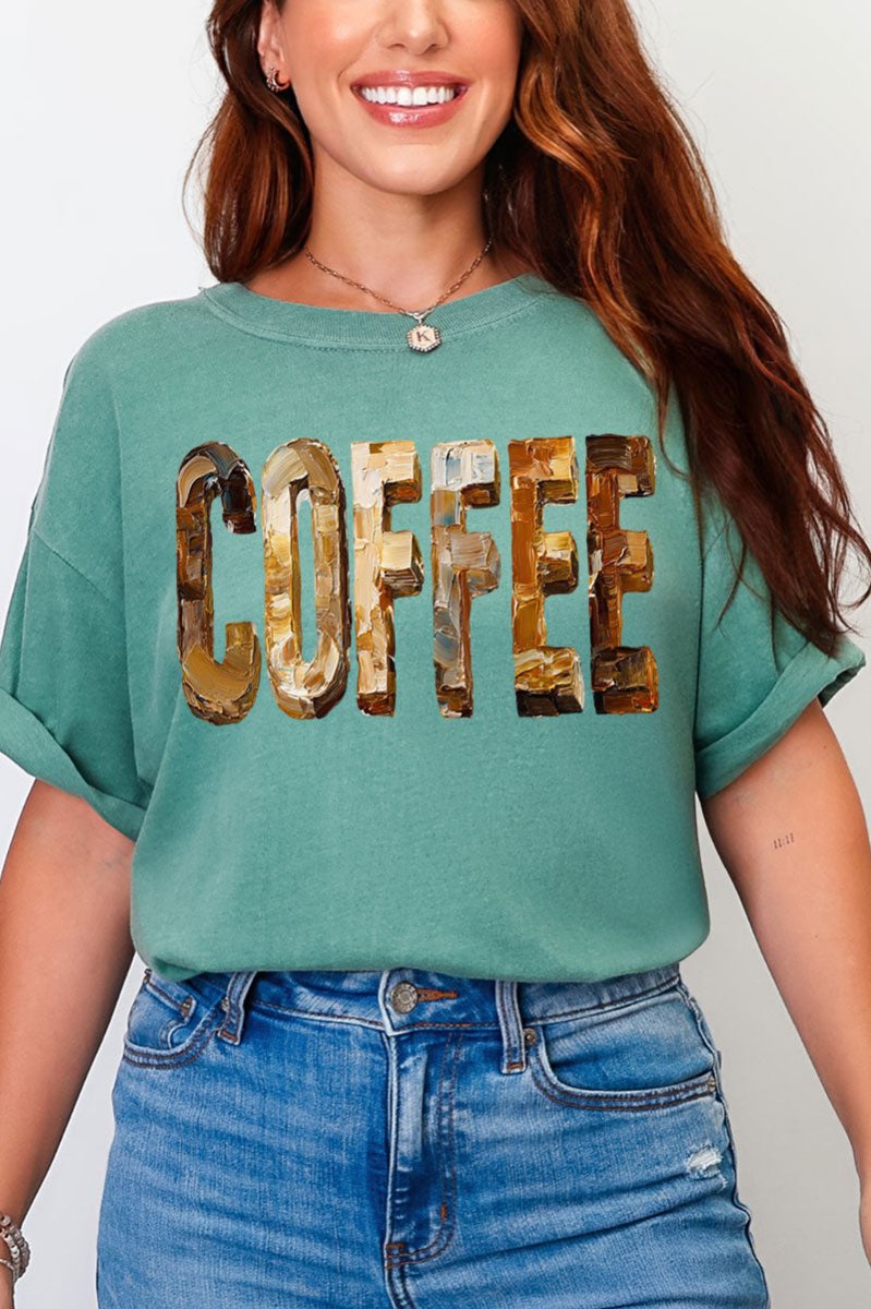 The Painted Coffee Comfort Colors Adult Ring - Spun Cotton Tee - Wholesale Accessory Market