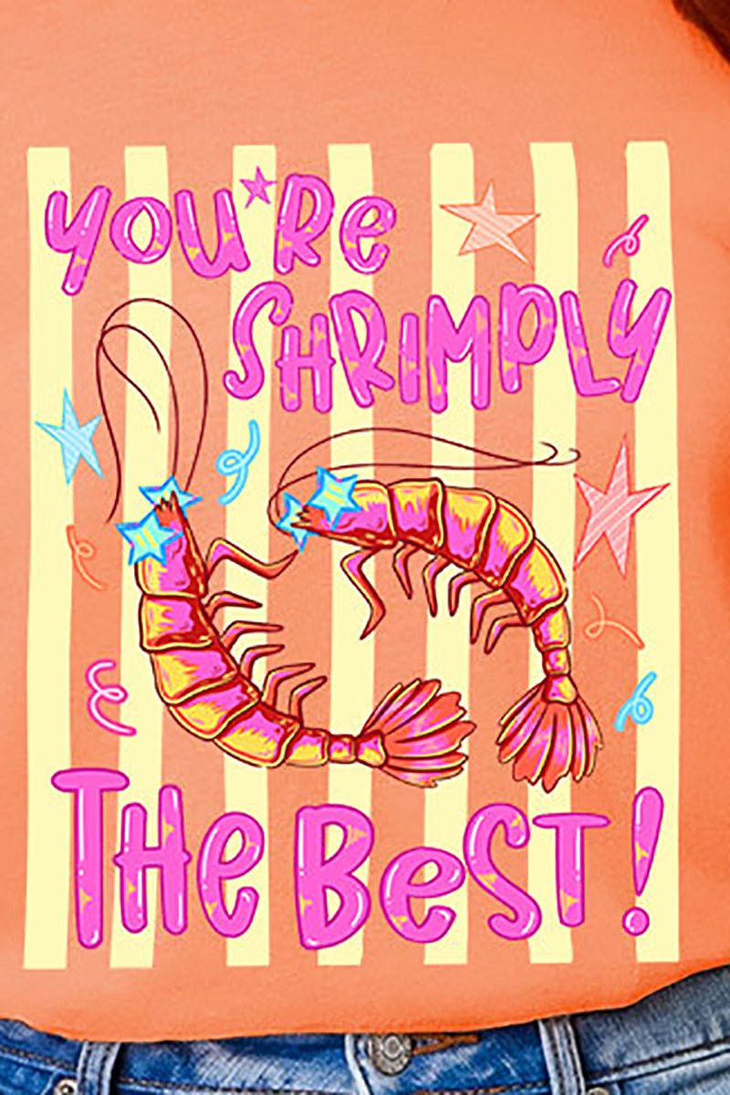 Shrimply The Best Comfort Colors Adult Ring-Spun Cotton Tee - Wholesale Accessory Market