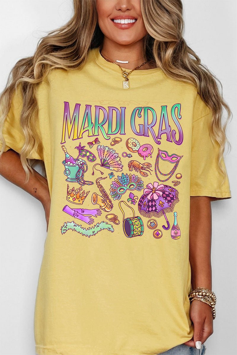 Beads, Bows, and Bourbon St Comfort Colors Adult Ring - Spun Cotton Tee - Wholesale Accessory Market