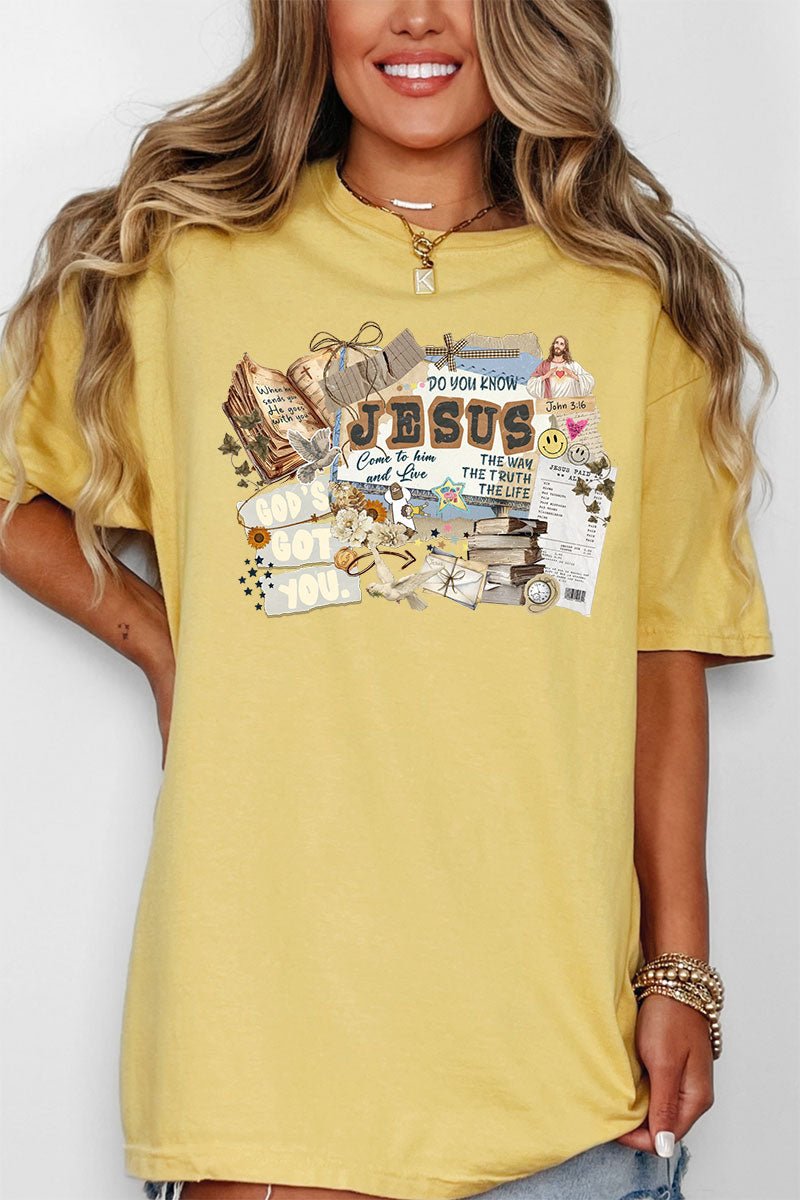 Do You Know Jesus Comfort Colors Adult Ring - Spun Cotton Tee - Wholesale Accessory Market