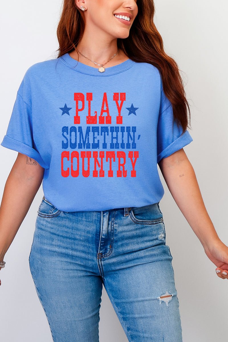 Stars & Country Comfort Colors Adult Ring-Spun Cotton Tee - Wholesale Accessory Market