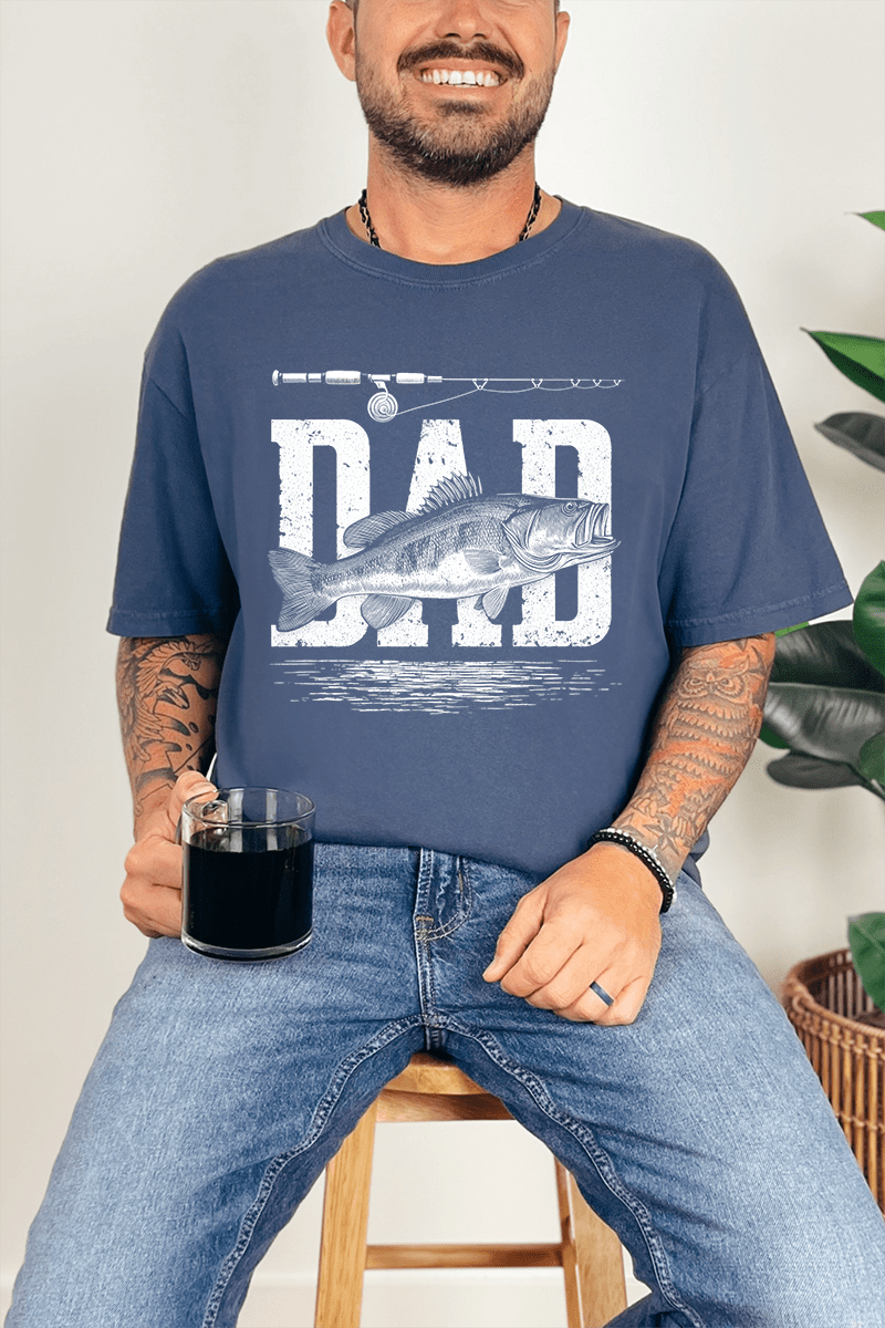 Reel Great Dad Comfort Colors Adult Ring - Spun Cotton Tee - Wholesale Accessory Market