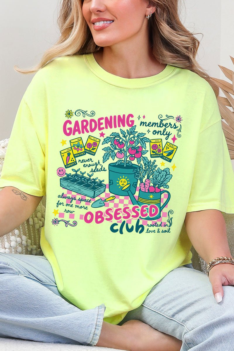 Gardening Club Comfort Colors Adult Ring - Spun Cotton Tee - Wholesale Accessory Market