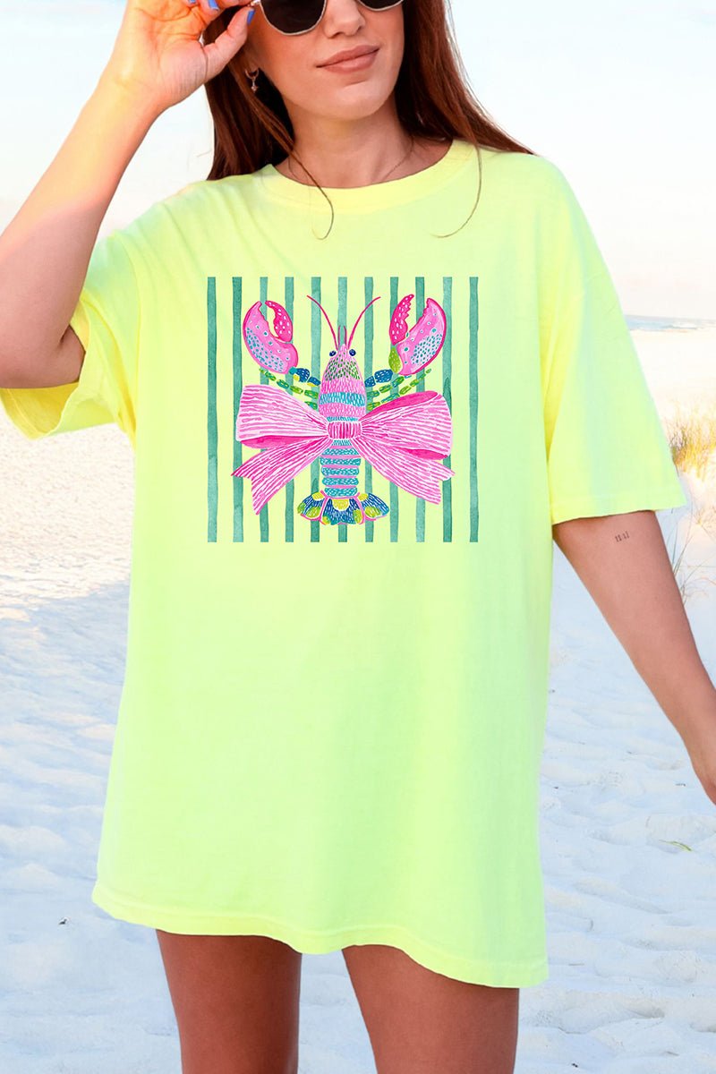 Pink Lobster Club Comfort Colors Adult Ring - Spun Cotton Tee - Wholesale Accessory Market