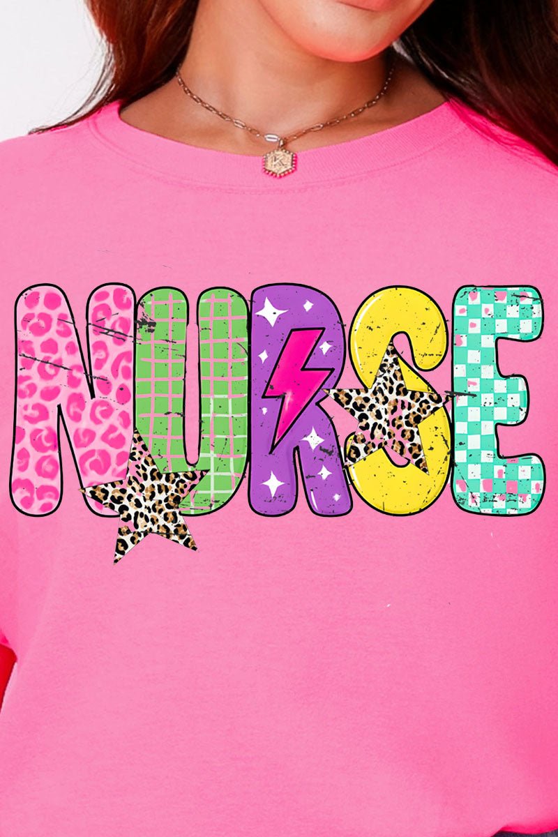 Distressed Retro Nurse Comfort Colors Adult Ring - Spun Cotton Tee - Wholesale Accessory Market