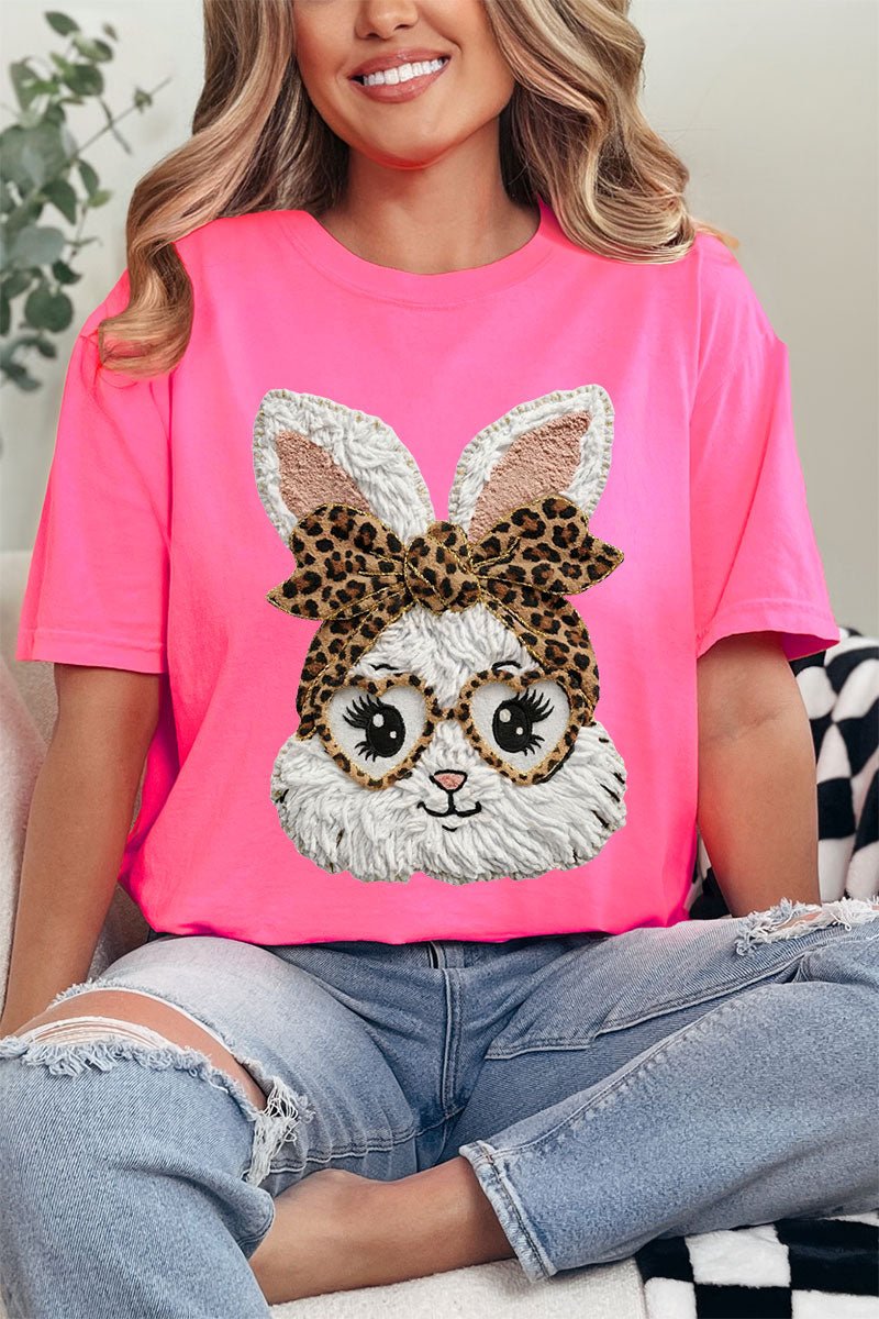Faux Yarn Easter Bunny Comfort Colors Adult Ring - Spun Cotton Tee - Wholesale Accessory Market