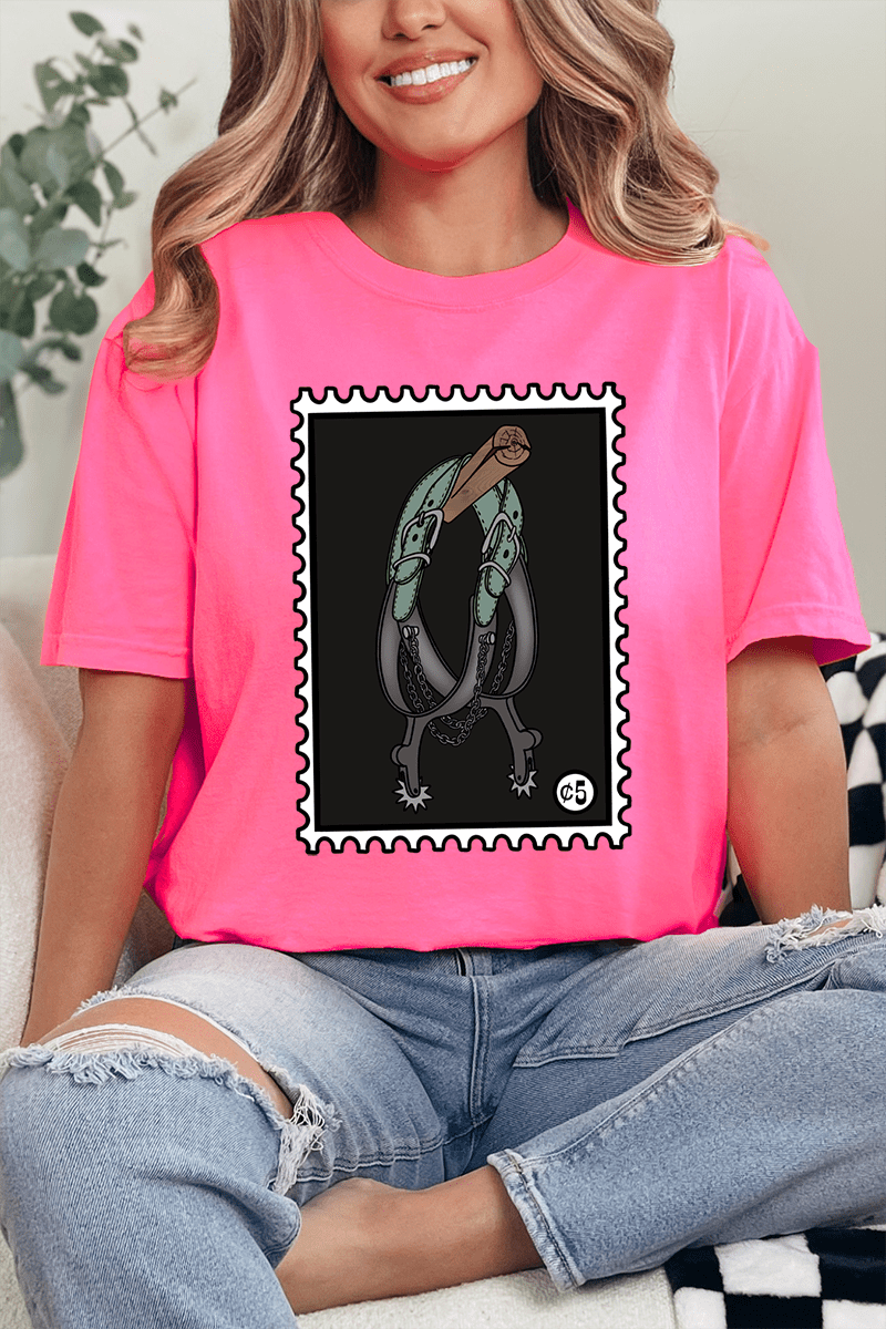 Spur Stamp Comfort Colors Adult Ring - Spun Cotton Tee - Wholesale Accessory Market