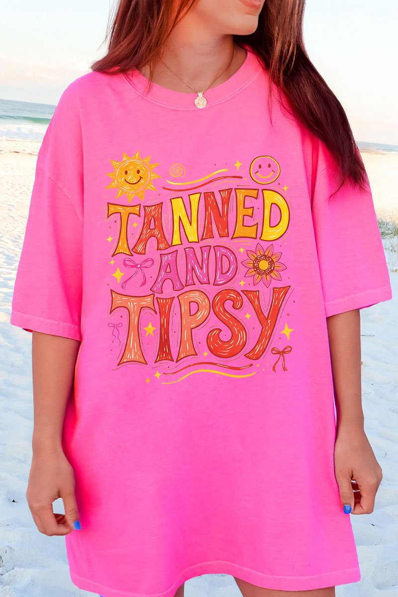 Tanned And Tipsy State Of Mind Comfort Colors Adult Ring-Spun Cotton Tee - Wholesale Accessory Market