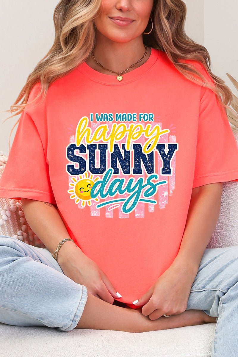 Made For Sunny Days Comfort Colors Adult Ring-Spun Cotton Tee - Wholesale Accessory Market