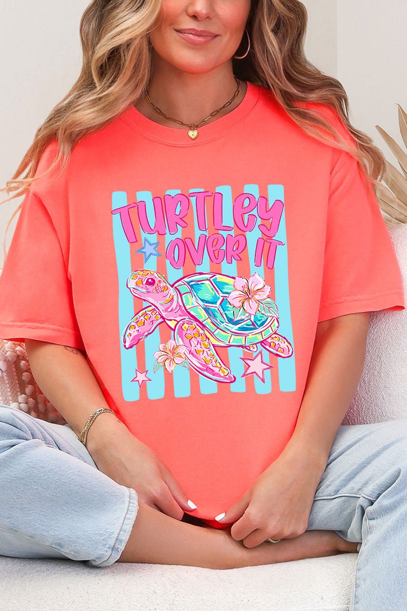 Turtley Over It Comfort Colors Adult Ring - Spun Cotton Tee - Wholesale Accessory Market