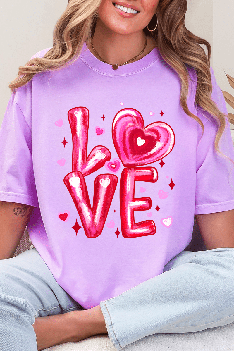 Love In The Air Comfort Colors Adult Ring - Spun Cotton Tee - Wholesale Accessory Market